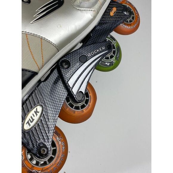 Bauer Vapor Agility Inline Roller Hockey Skates Tuuk Rocker Size US 12R - Picture 8 of 11